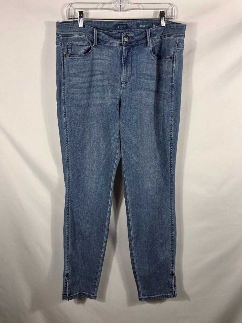 J. Jill Authentic Fit Slim Ankle Jeans Women's Size 10 Light Wash Soft Stretch